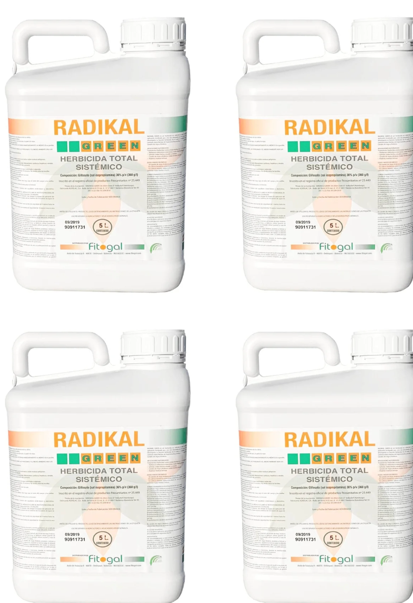 Désherbant Radikal Herbicide 4X5L Glyphosate Désherbant Radikal Herbicide 4X5L Glyphosate